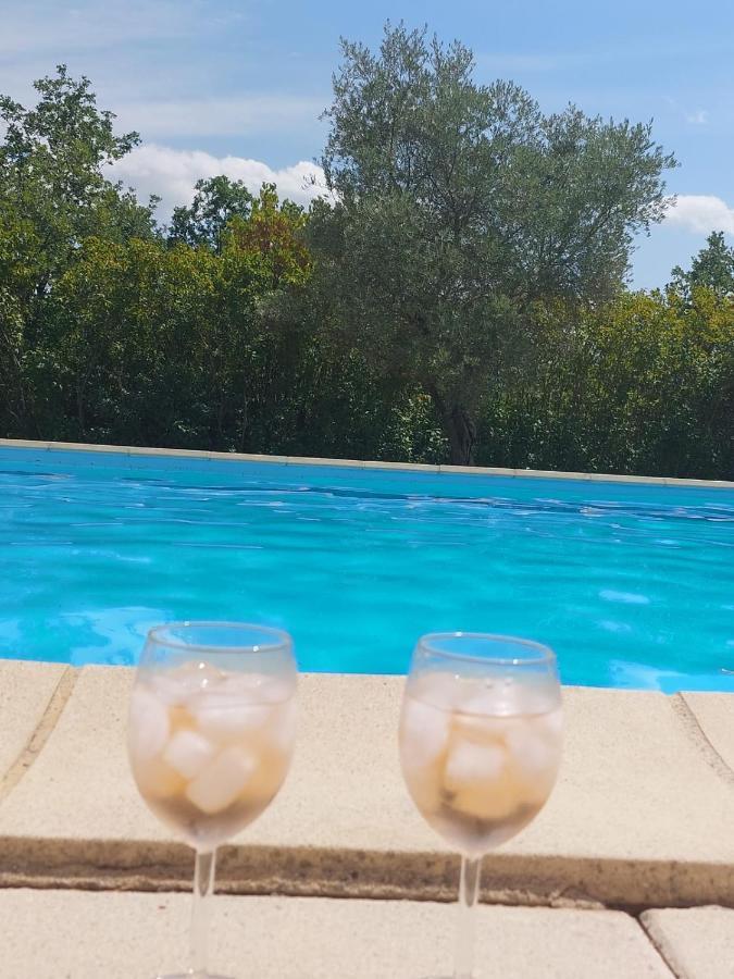Logement D'Exception Pres Du Colorado Provencal Dans Une Residence Au Calme Avec Piscine Offrant Une Vue Imprenable Sur Le Luberon Depuis Sa Terrasse Viens Buitenkant foto